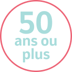 50 ans ou plus